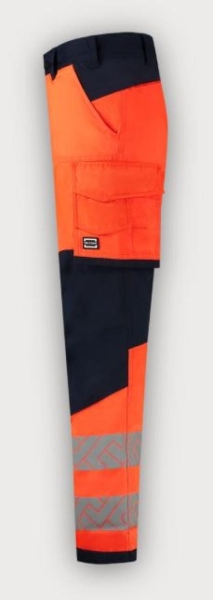 Tricorp Arbeitshose Funktionelle Stretch High Vis Redefined Knieverst�rkung, Fluor Orange-Ink