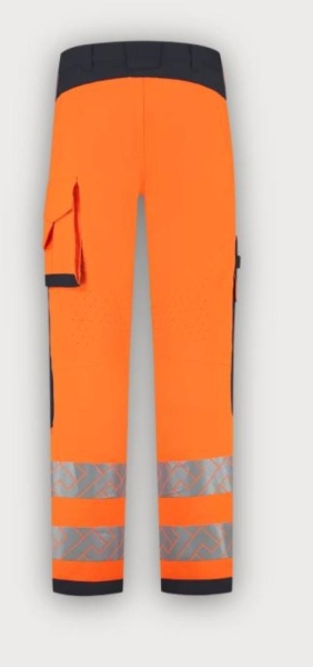 Tricorp Arbeitshose 4-Way Stretch High Vis Redefined Knieverst�rkung, Fluor Orange-Ink