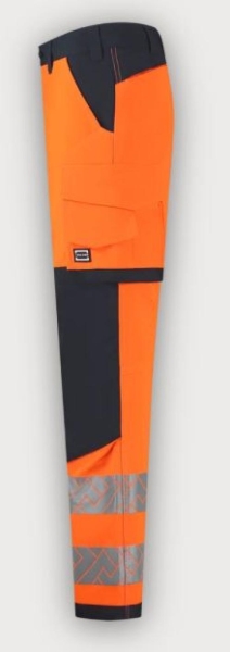 Tricorp Arbeitshose 4-Way Stretch High Vis Redefined Knieverst�rkung, Fluor Orange-Ink