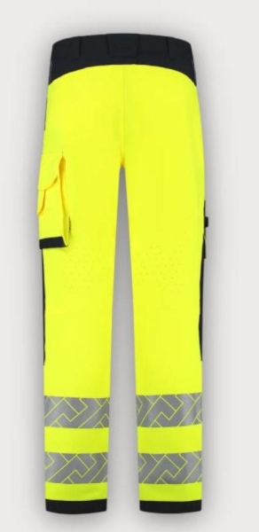 Tricorp Arbeitshose 4-Way Stretch High Vis Redefined Knieverst�rkung, Fluor Yellow-Ink