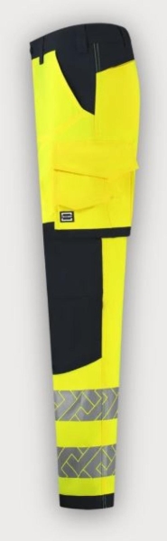 Tricorp Arbeitshose 4-Way Stretch High Vis Redefined Knieverst�rkung, Fluor Yellow-Ink