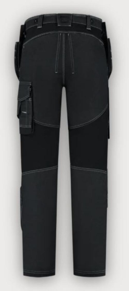 Tricorp Denim Arbeitshose Funktionelle Stretch Redefined Holstertaschen, Black