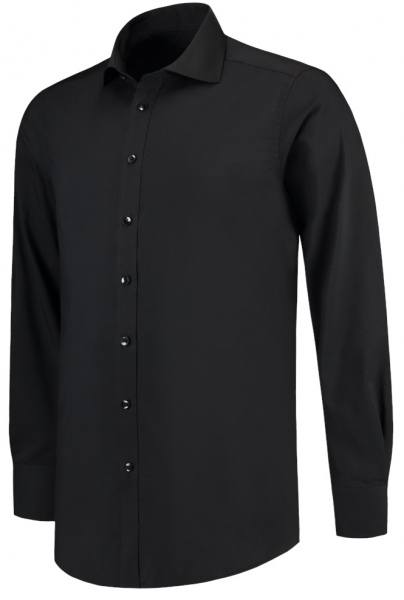 TRICORP-Arbeits-Berufs-Hemd, Stretch, Slim Fit, 110 g/m², black