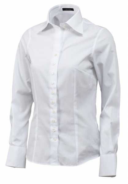 TRICORP-Damenbluse, Slim Fit, 110 g/m, white