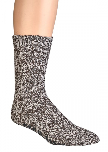 WOWERAT-Antirutsch Norwegersocken, STOPP, 3er-Teilung, 2-er Pkg., grau
