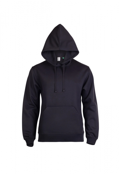 Uneek-Clothing-Eco Hoodie, schwarz