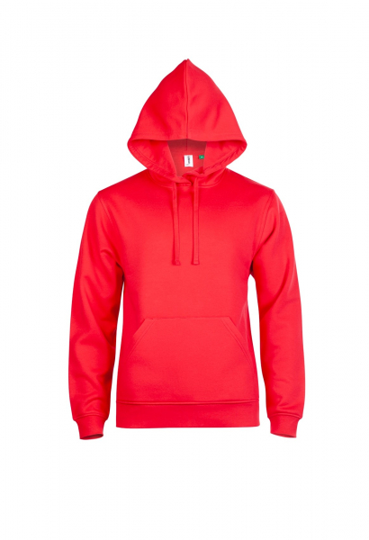Uneek-Clothing-Eco Hoodie, rot