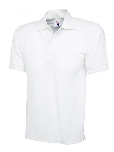 Uneek-Clothing-Premium Poloshirt, weiss