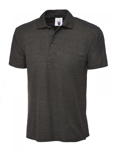 Uneek-Clothing-Active Poloshirt, heather grey