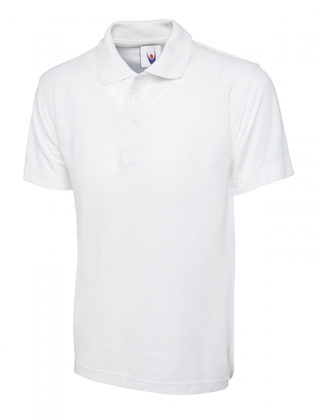 Uneek-Clothing-Active Poloshirt, weiss
