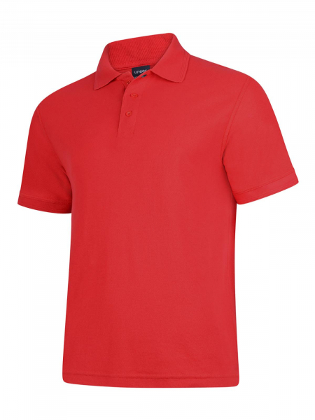 Uneek-Clothing-Deluxe Poloshirt, rot
