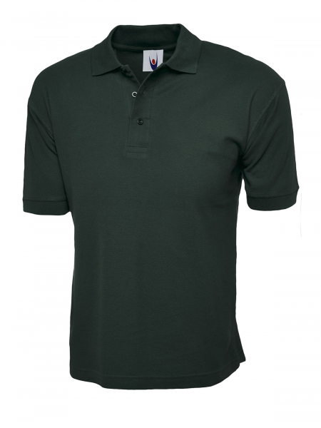 Uneek-Clothing-Cotton Rich Poloshirt, flaschengrn