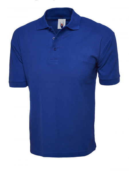 Uneek-Clothing-Cotton Rich Poloshirt, rot