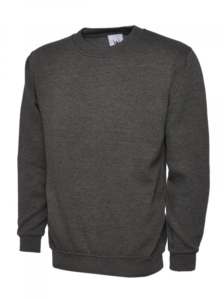 Uneek-Clothing-Classic Sweatshirt, anthrazit