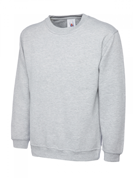 Uneek-Clothing-Classic Sweatshirt, heather grey