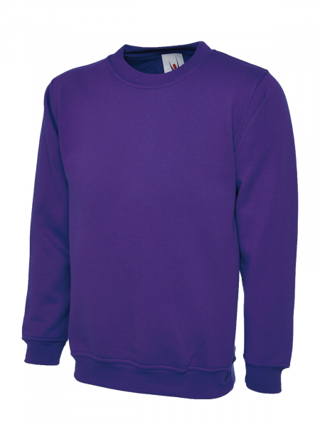 Uneek-Clothing-Classic Sweatshirt, purple