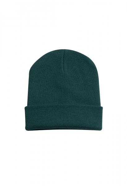 Uneek-Heavyweight Cuffed Beanie, bottle green