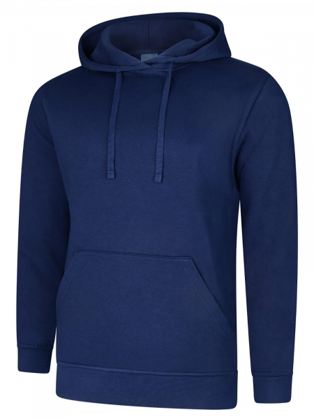 Uneek-Clothing-Deluxe Hooded Sweatshirt, french navy