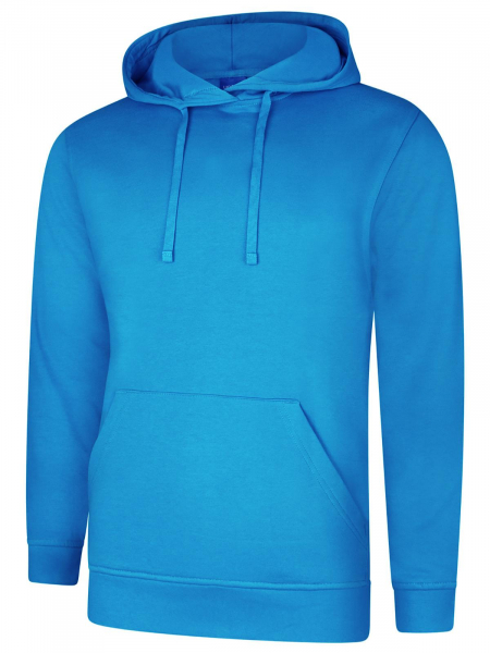 Uneek-Clothing-Deluxe Hooded Sweatshirt, reef blue