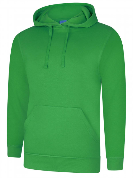 Uneek-Clothing-Deluxe Hooded Sweatshirt, amazon green