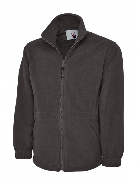 Uneek-Clothing-Classic Full Zip Micro Fleece Jacket, charcoal