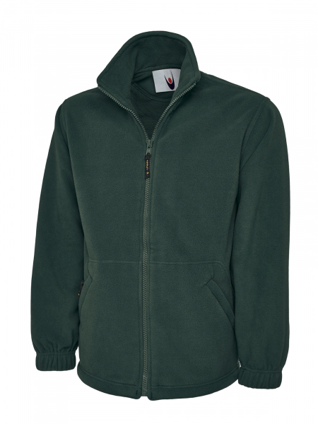 Uneek-Clothing-Classic Full Zip Micro Fleece Jacket, bottle green