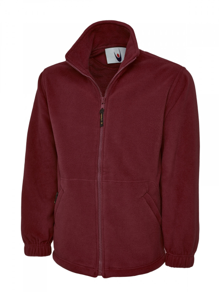 Uneek-Clothing-Classic Full Zip Micro Fleece Jacket, maroon