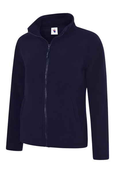 Uneek-Clothing-Ladies Classic Full Zip Micro Fleece Jacket, navy