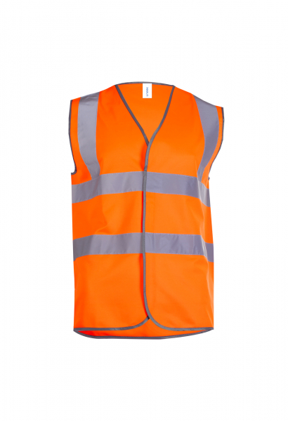 Uneek-Clothing-Sleeveless Safety Waist Coat, orange