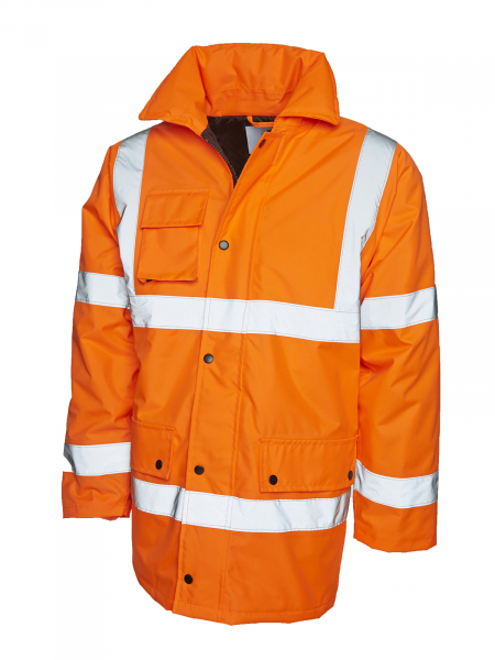 Uneek-Clothing-Road Safety Jacket, orange