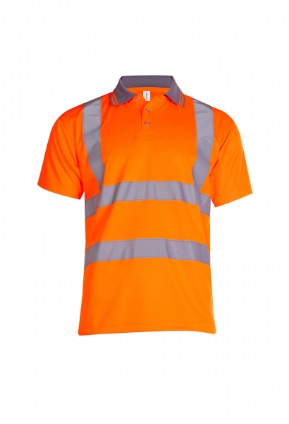 Uneek-Hi Vis Short Sleeve Polo Shirt, orange