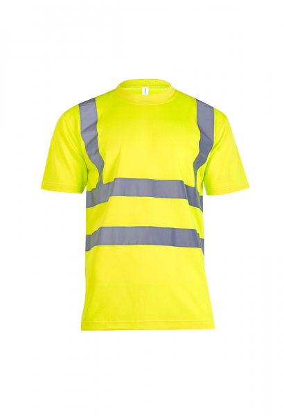 Uneek-Hi Vis Short Sleeve T-Shirt, yellow
