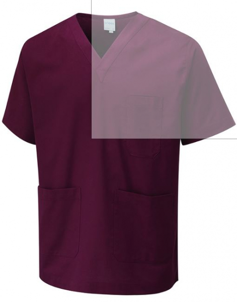 Uneek-Clothing-Schlupf-Kasack, maroon