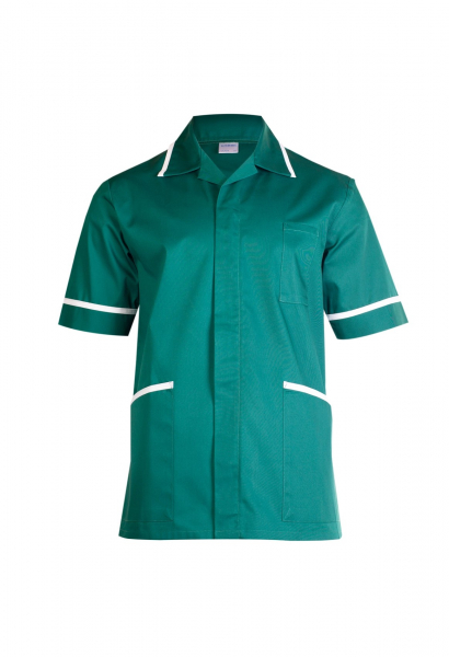 Uneek-Clothing-Herren-Premium Kasack, flaschengrn