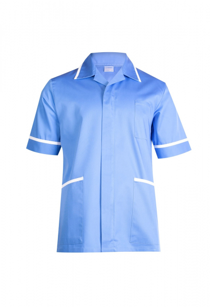 Uneek-Clothing-Herren-Premium Kasack, hospital blau