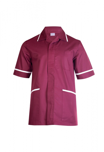 Uneek-Clothing-Herren-Premium Kasack, maroon