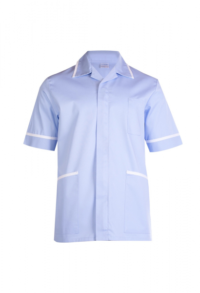 Uneek-Clothing-Herren-Premium Kasack, sky