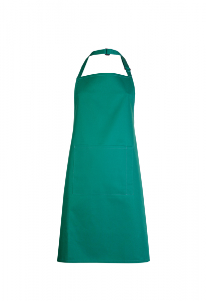 Uneek-Bib Apron with Pocket, flaschengrn