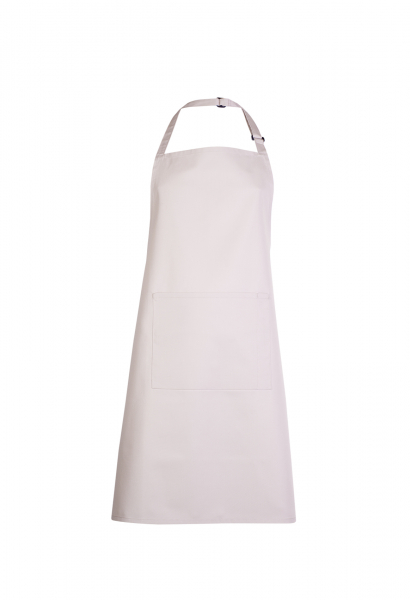 Uneek-Bib Apron with Pocket, natural