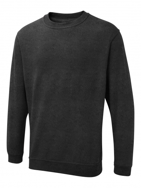 Uneek-Clothing-UX Sweatshirt, charcoal