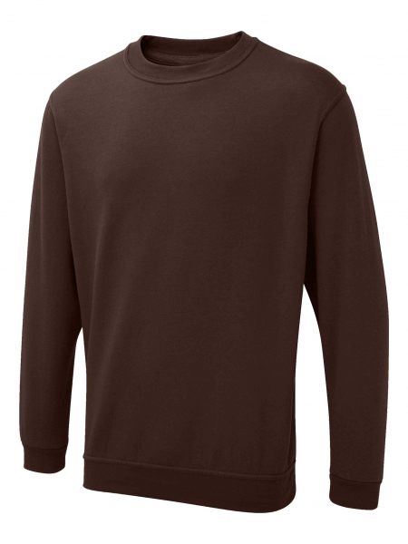 Uneek-Clothing-UX Sweatshirt, braun