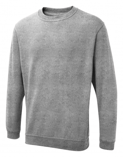 Uneek-Clothing-UX Sweatshirt, hellgrau