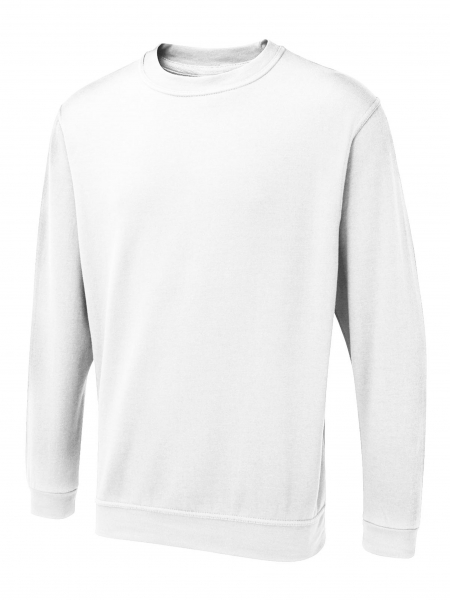 Uneek-Clothing-UX Sweatshirt, white