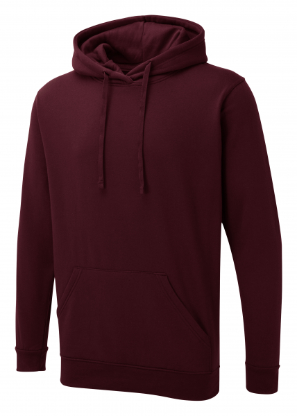 Uneek-Clothing-UX Hooded Sweatshirt, maroon