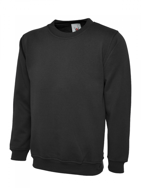 Uneek-Clothing-Kinder Sweatshirt, schwarz