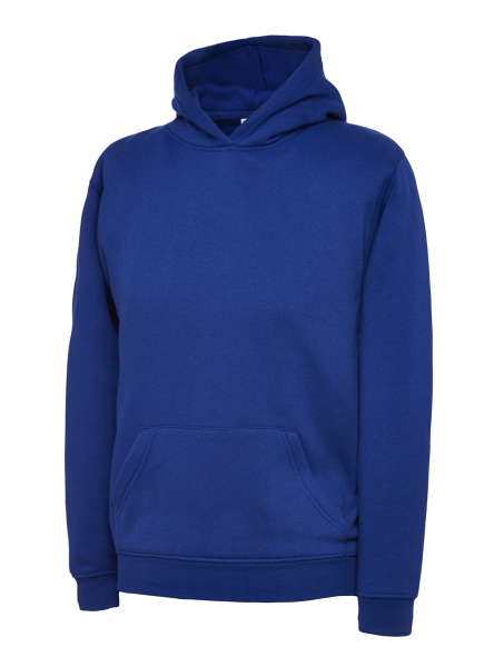 Uneek-Clothing-Kinder Hooded Sweatshirt, royal