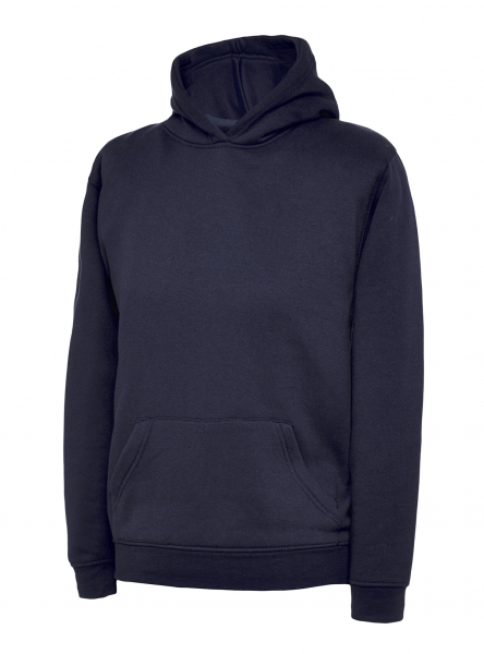 Uneek-Clothing-Kinder Hooded Sweatshirt, navy