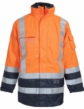 ELKA-Jacke, SECURE TECH MULTINORM, ohne Futter, warnorange/marine