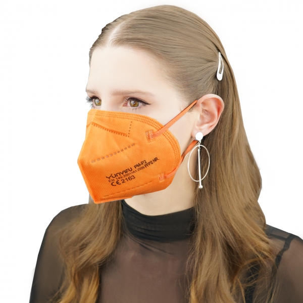 Atemschutz Mundschutz FFP 2 Maske, orange, VE = 10 Stck