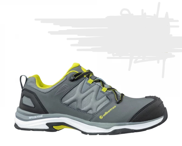 ALBATROS-Sicherheitshalbschuh, ULTRATRAIL GREY LOW, S3 ESD HRO SRC